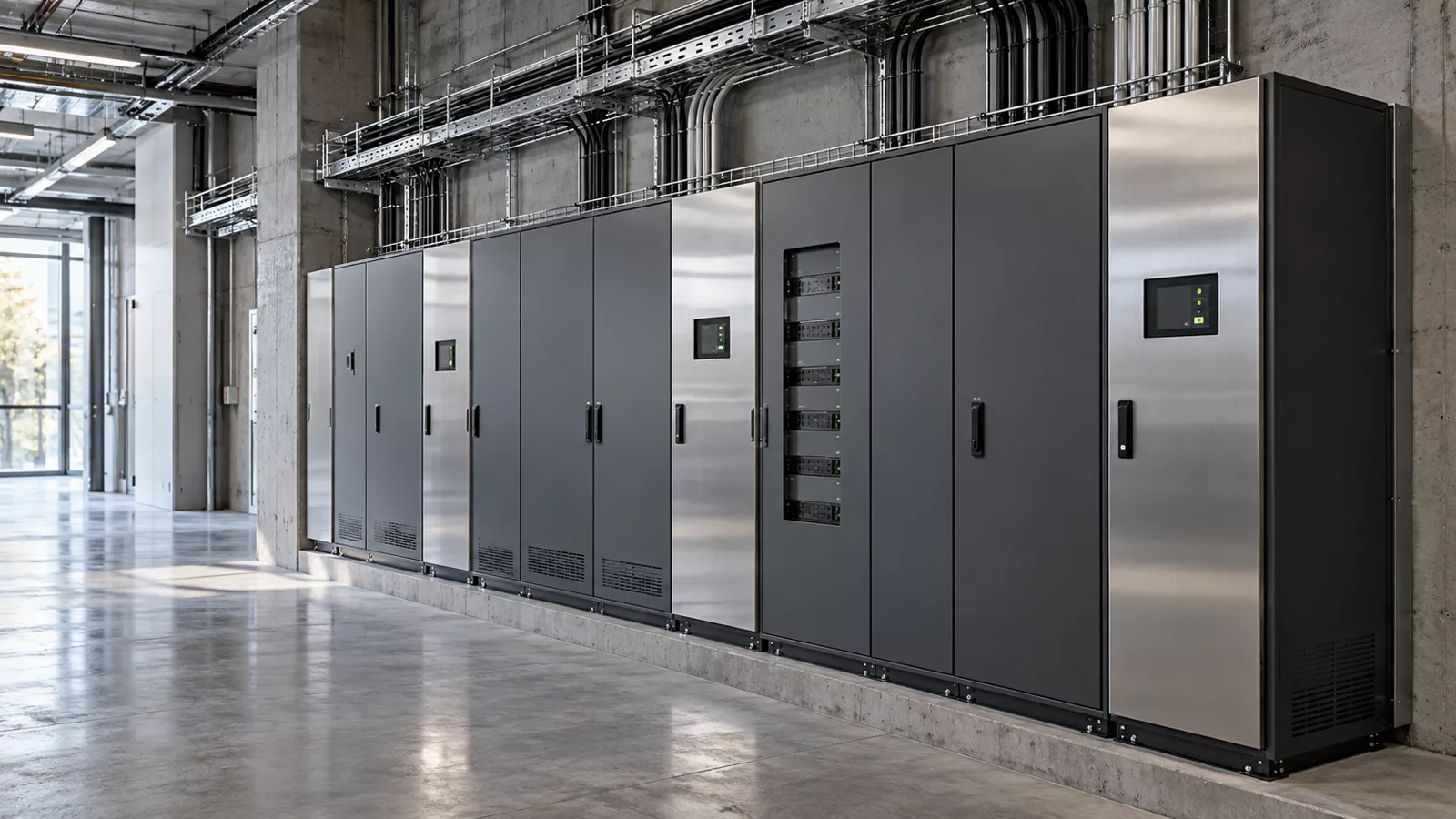 Distribuție electrică și trasee coordonate